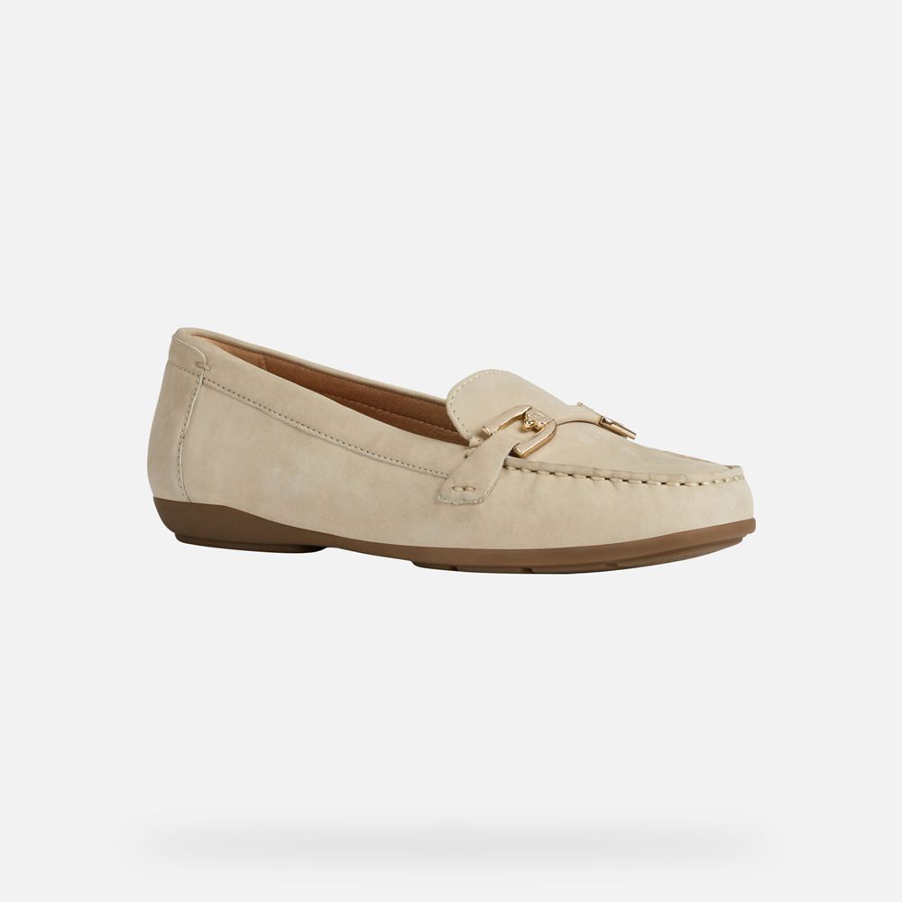 Geox Loafers Beige Annytah - Geox Womens Shoes - CWGOPS276